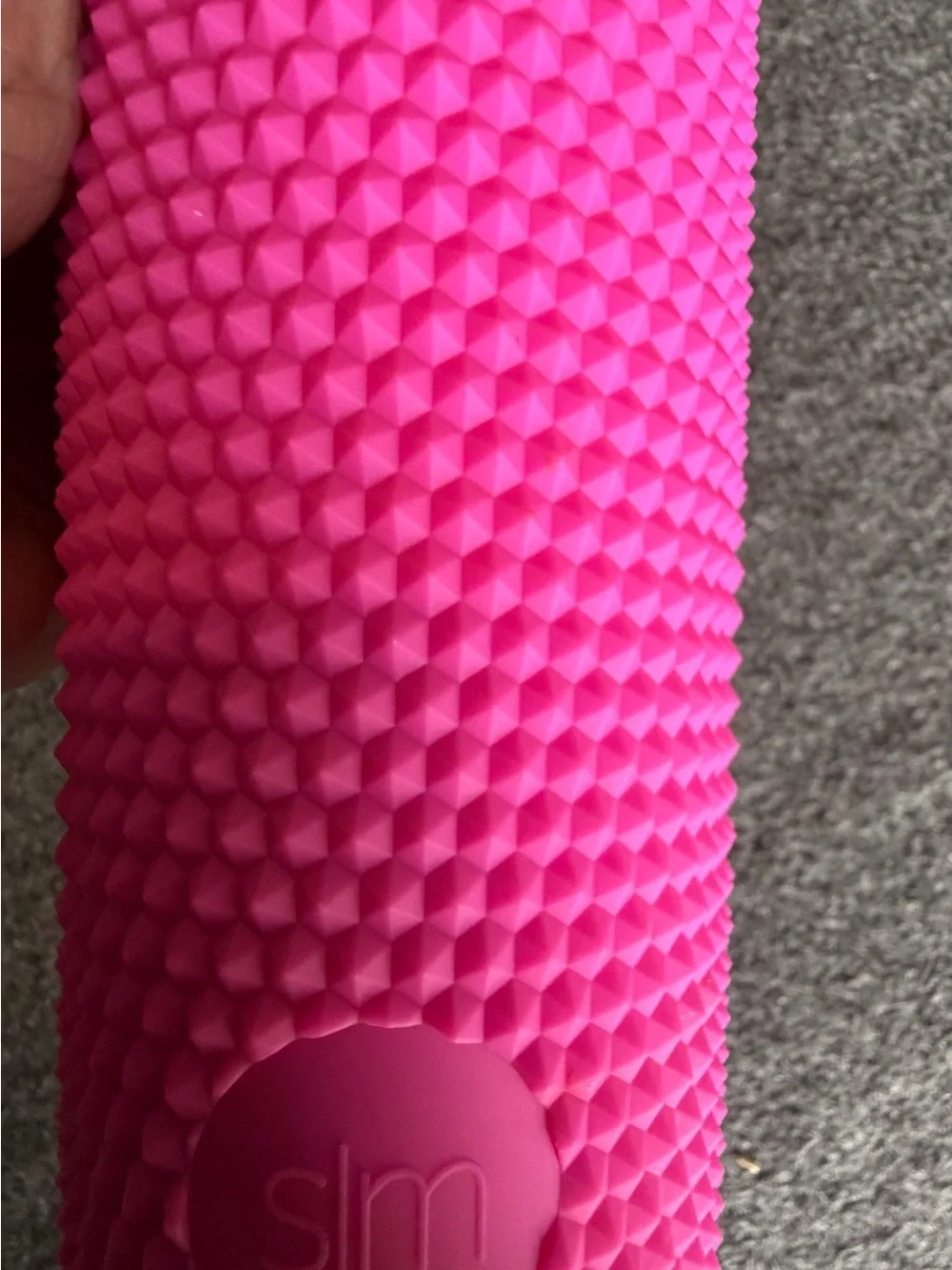 Simple Modern Pink Studded Tumbler Cup with Straw